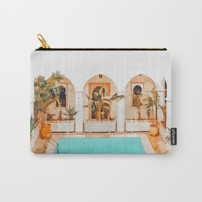 Turkish Holiday #Painting #Travel Carry All Pouch