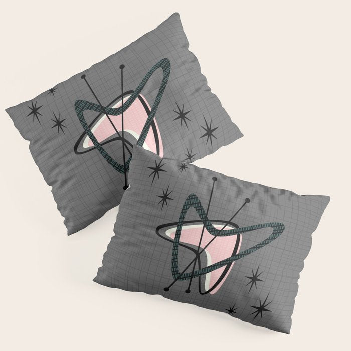 Atomic Boomerangs & Starbursts Pillow Sham
