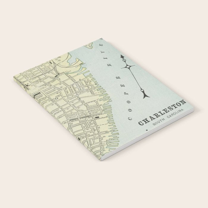Vintage Map Of Charleston Sc (1901) Notebook