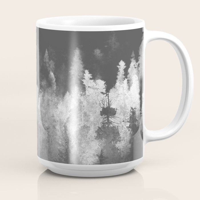 Chromatic Forest Nature Photography Coffee Mug
