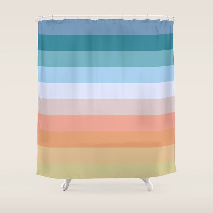 Multicolor Stripes - Tiyanak Shower Curtain