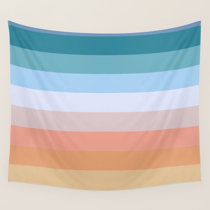 Multicolor Stripes - Tiyanak Wall Tapestry