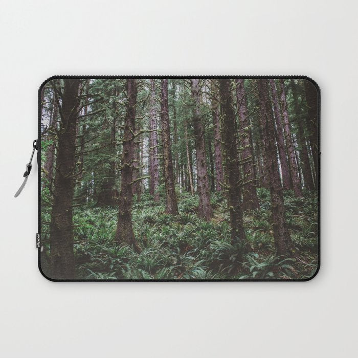 Forest Dark, Forest Deep Iii Laptop Sleeve
