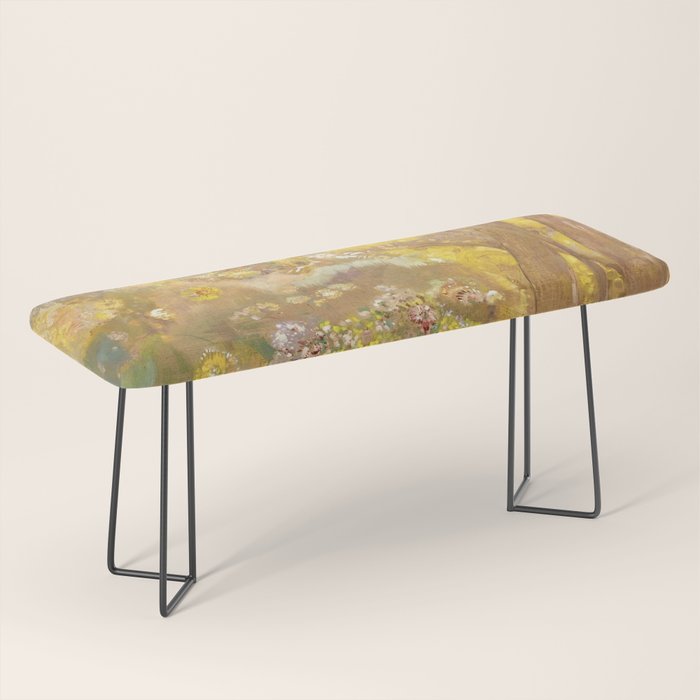 Odilon Redon "Trees On A Yellow Background" Bench