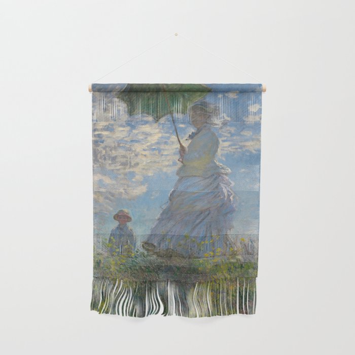 Woman With A Parasol, Monet Wall Hanging