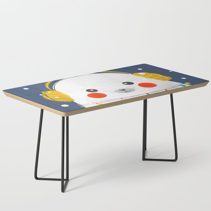 Christmas Baby Seal With Fairy Lights Coffee Table