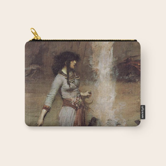 The Magic Circle, John William Waterhouse Carry All Pouch