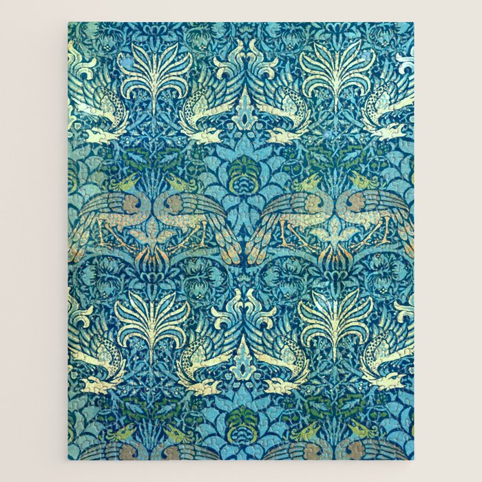 William Morris "Peacock And Dragon" Jigsaw Puzzle