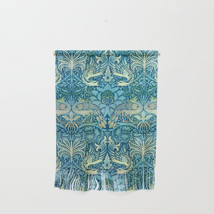William Morris "Peacock And Dragon" Wall Hanging