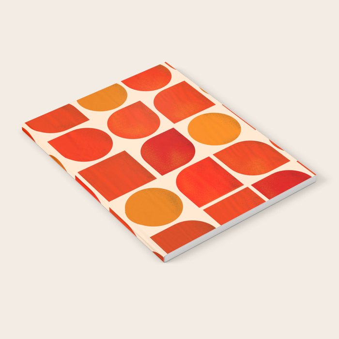 Fun Geometry - Mid-Century Abstract Notebook