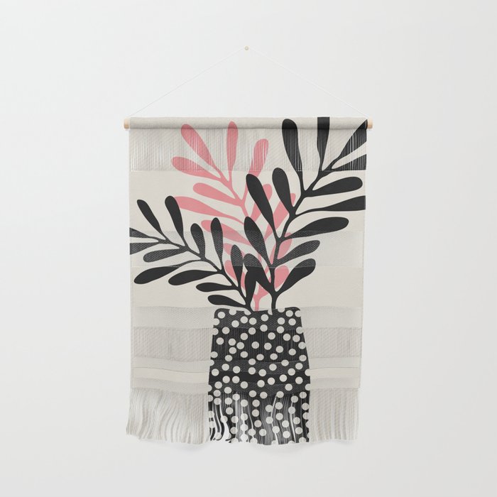 Still Life With Vase And Three Branches Wall Hanging
