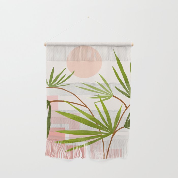 Summer In Belize Abstract Landscape Wall Hanging
