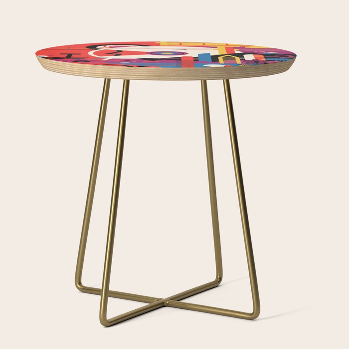 Nasa Retro Space Travel Poster #9 Mars Side Table