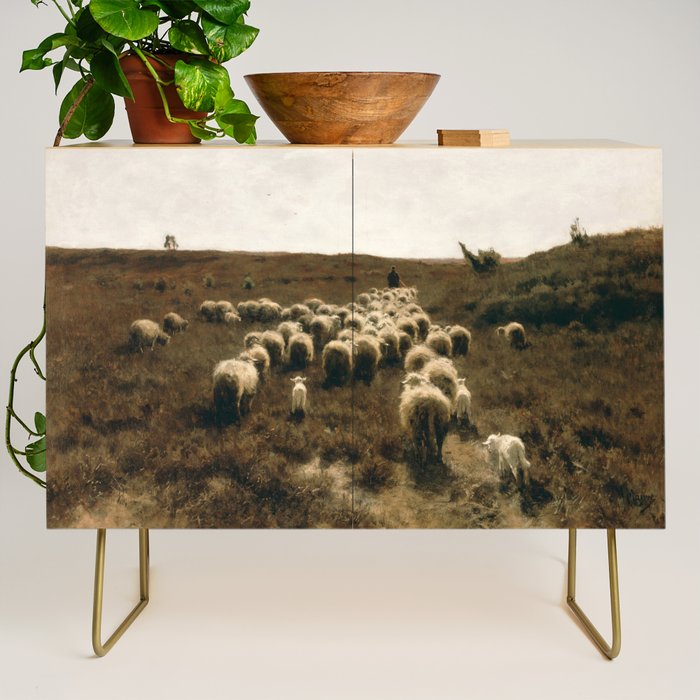 The Return Of The Flock, Laren By Anton Mauve Credenza