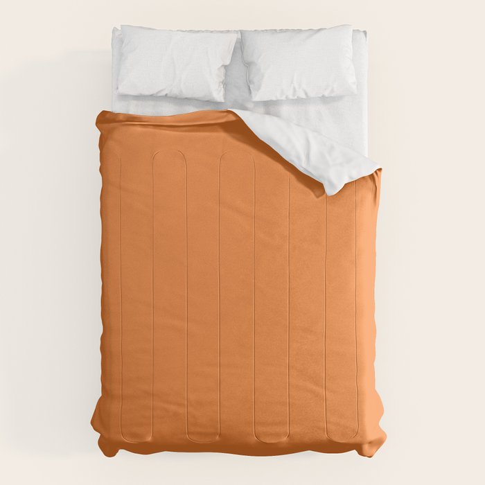 Tangerine - Solid Color Collection Comforter