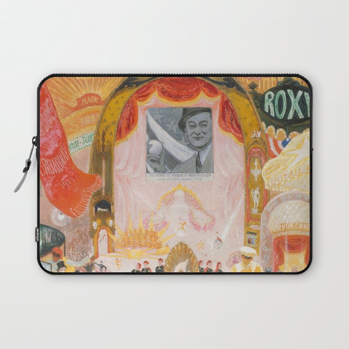 Florine Stettheimer "The Cathedrals Of Broadway" Laptop Sleeve