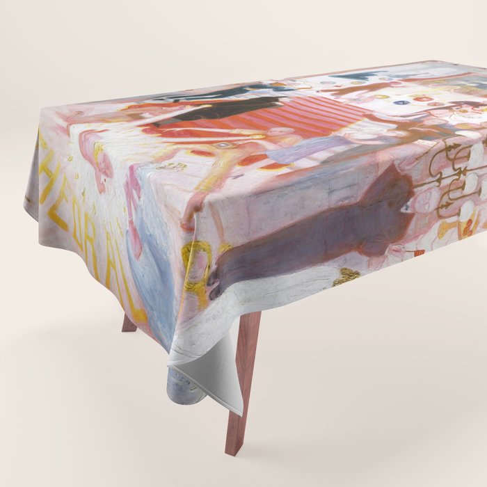 Florine Stettheimer "The Cathedrals Of Art" Tablecloth