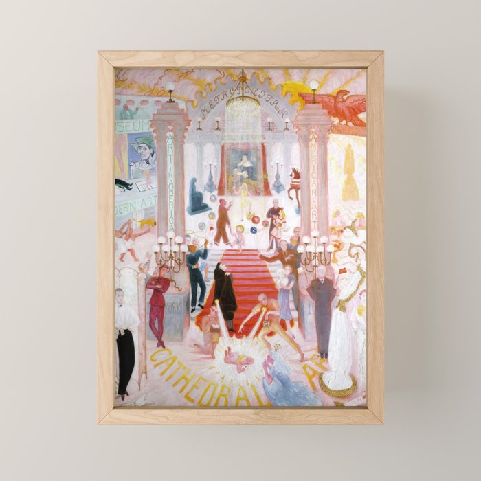 Florine Stettheimer "The Cathedrals Of Art" Mini Art Print