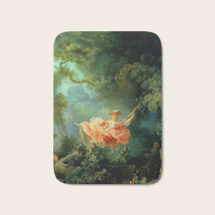 Jean-Honoré Fragonard "The Swing (L'Escarpolette)(The Happy Accidents Of The Swing") Bath Mat