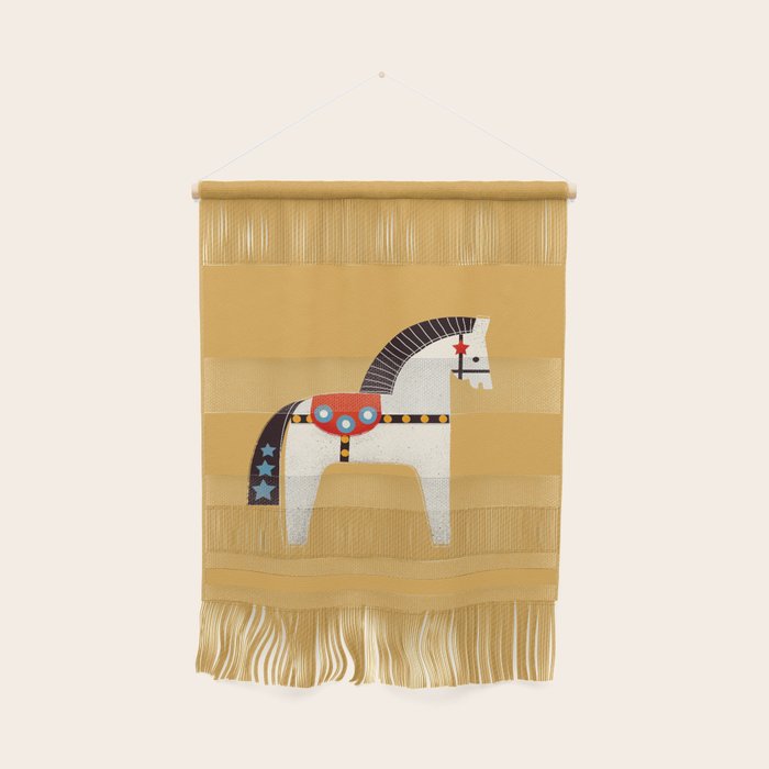 Festive Pony - Illustration Wall Hanging
