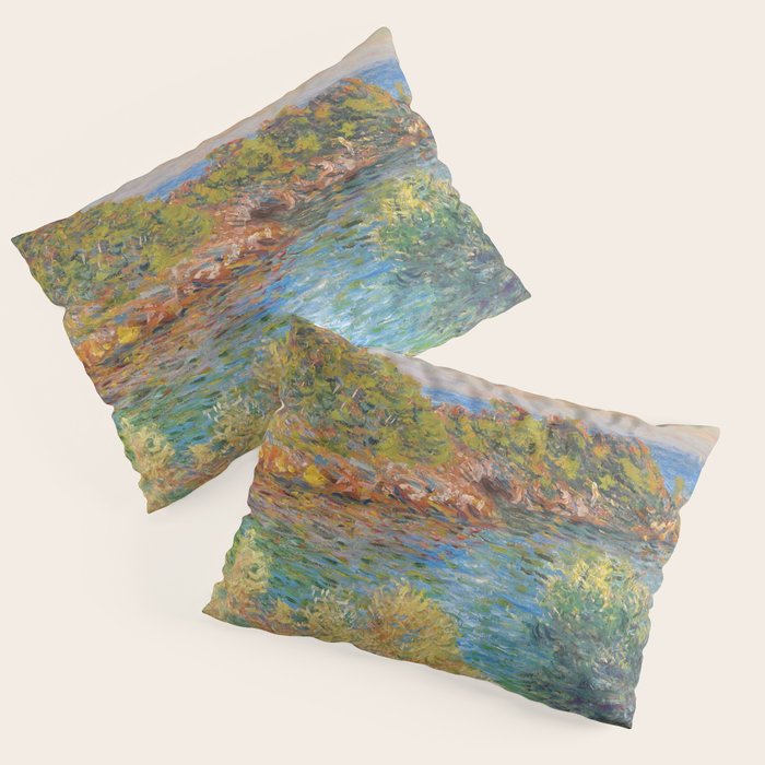 Claude Monet "Landscape Near Montecarlo" Pillow Sham