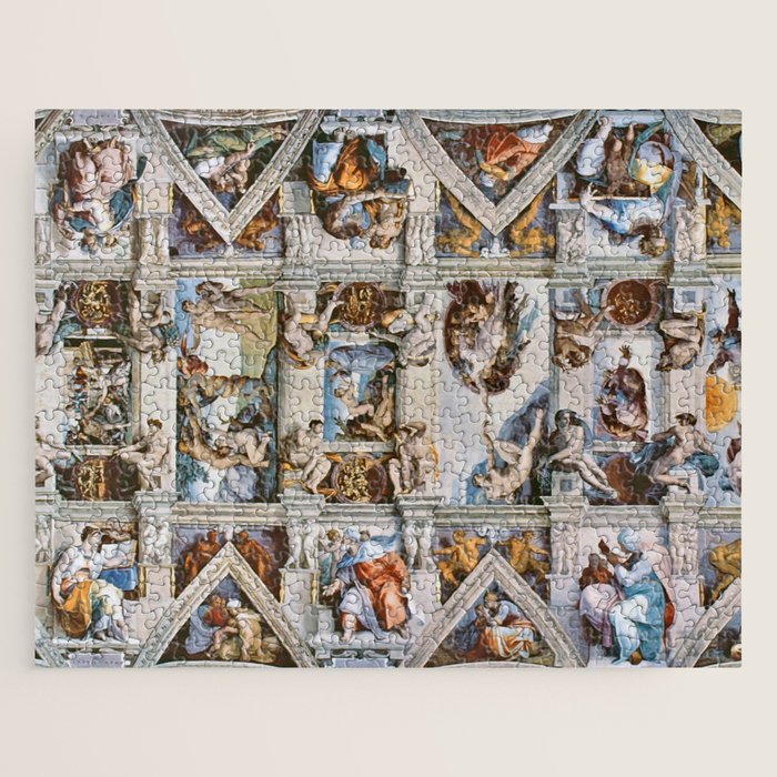 Sistine Chapel Ceiling Michelangelo Jigsaw Puzzle