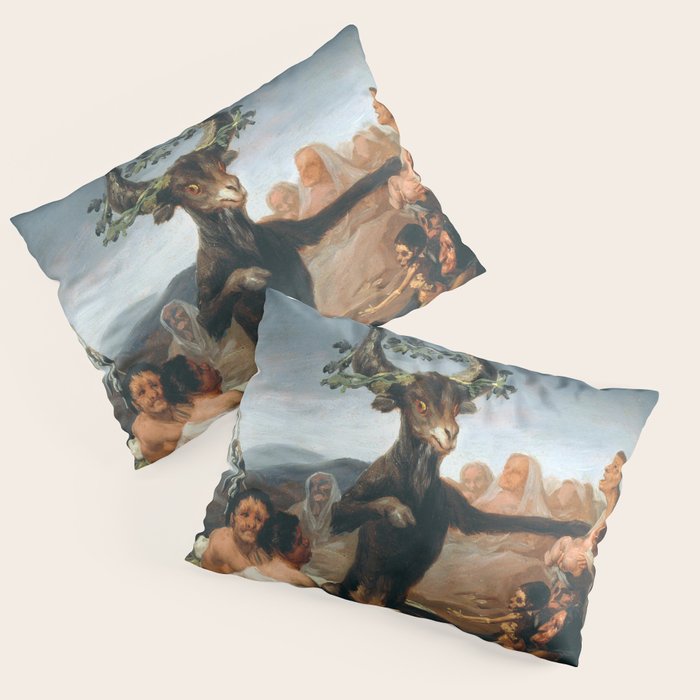 The Sabbath Of Witches Goya Painting Pillow Sham