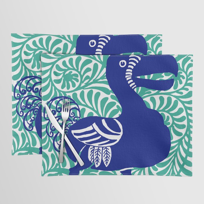 William De Morgan "Dodo Bird" 1. Placemat