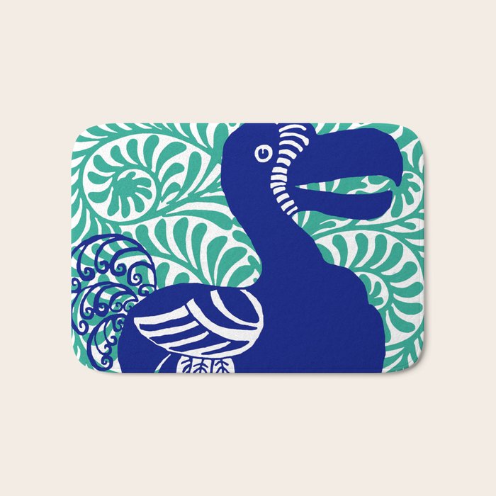 William De Morgan "Dodo Bird" 1. Bath Mat