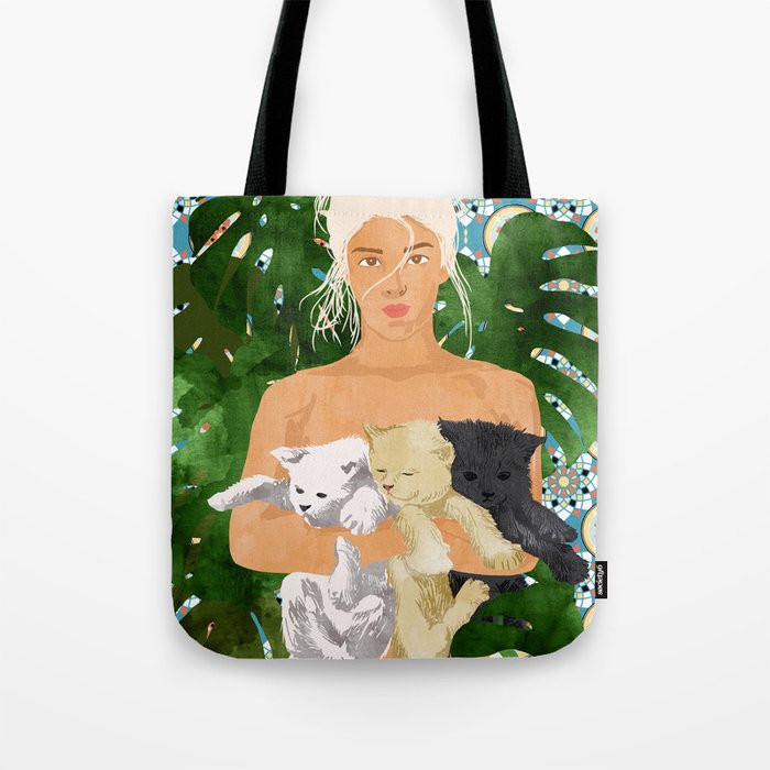 Morocco Vacay #Illustration #Painting Tote Bag