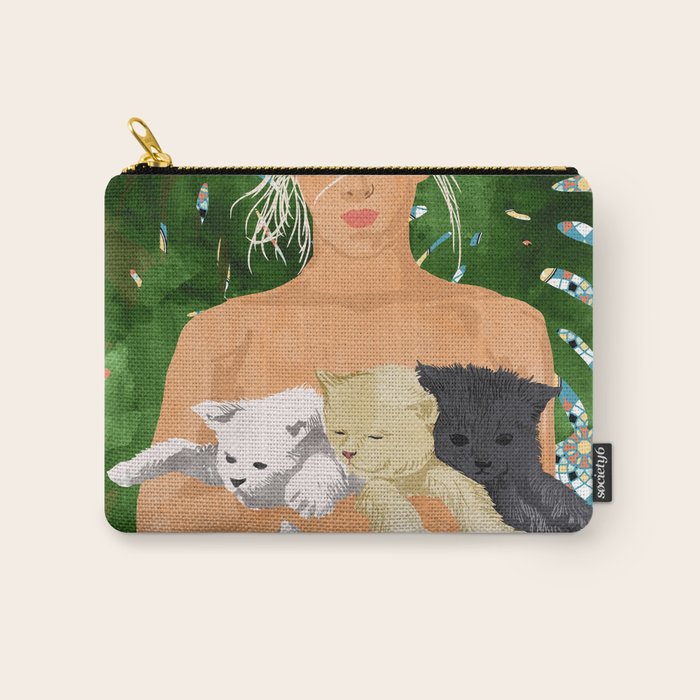 Morocco Vacay #Illustration #Painting Carry All Pouch