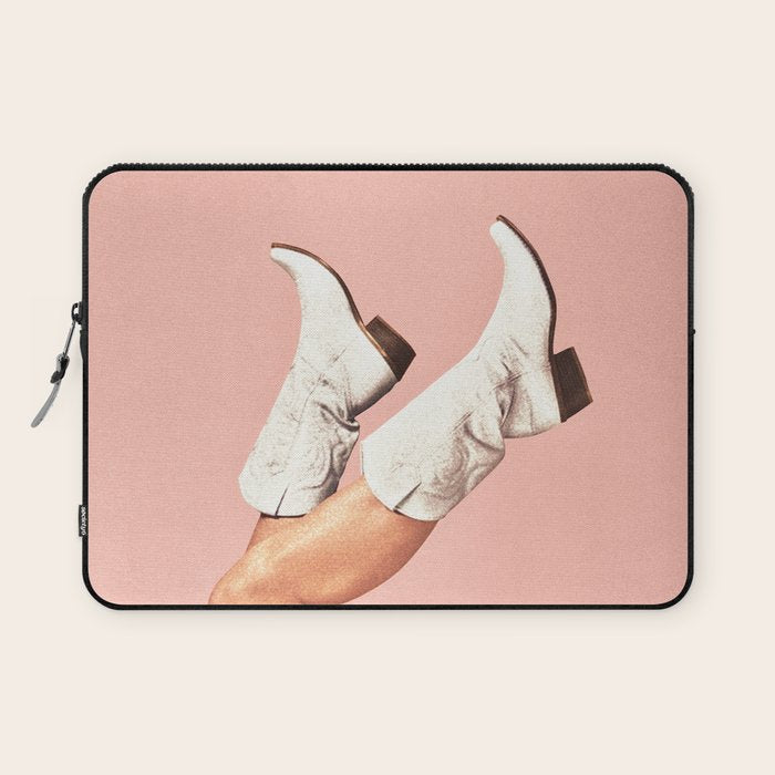 These Boots - Peach / Pink Laptop Sleeve