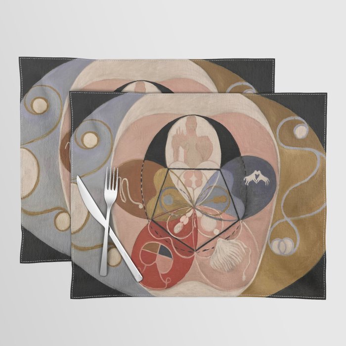 Hilma Af Klint "Evolution, No. 14, Group Vi" Placemat