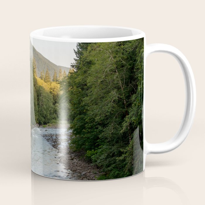 Adventure Forest River Ii - Pacific Northwest Wanderlust Coffee Mug