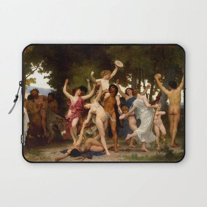 William-Adolphe Bouguereau "The Youth Of Bacchus" Laptop Sleeve