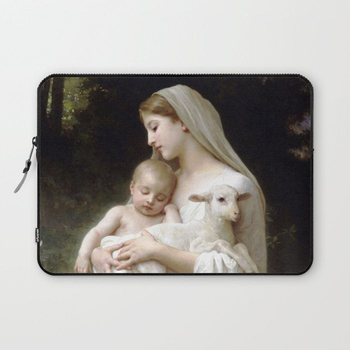 William-Adolphe Bouguereau "L'Innocence (Innocence)"(1893) Laptop Sleeve