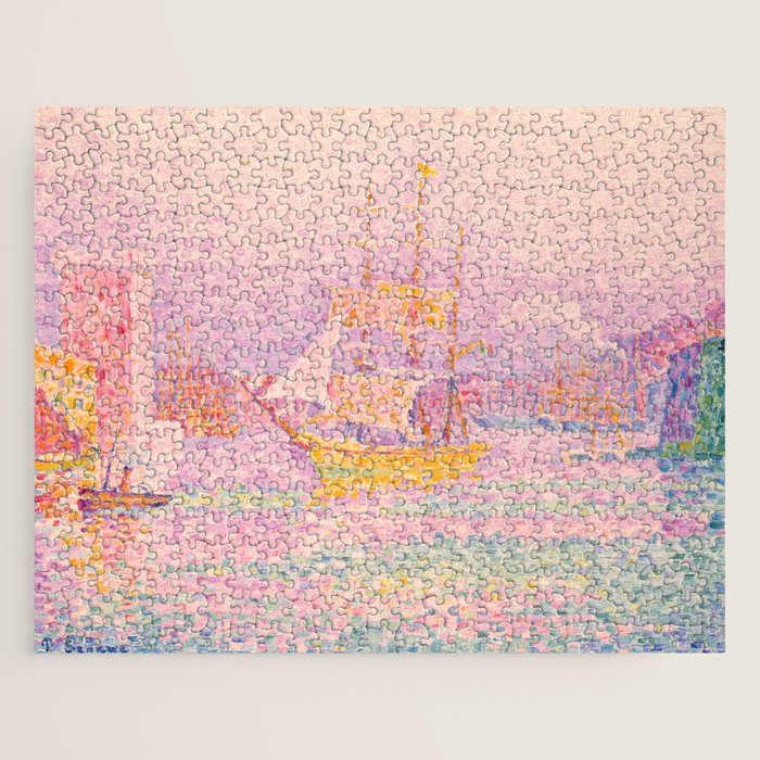 Paul Signac "Harbour At Marseilles" Jigsaw Puzzle