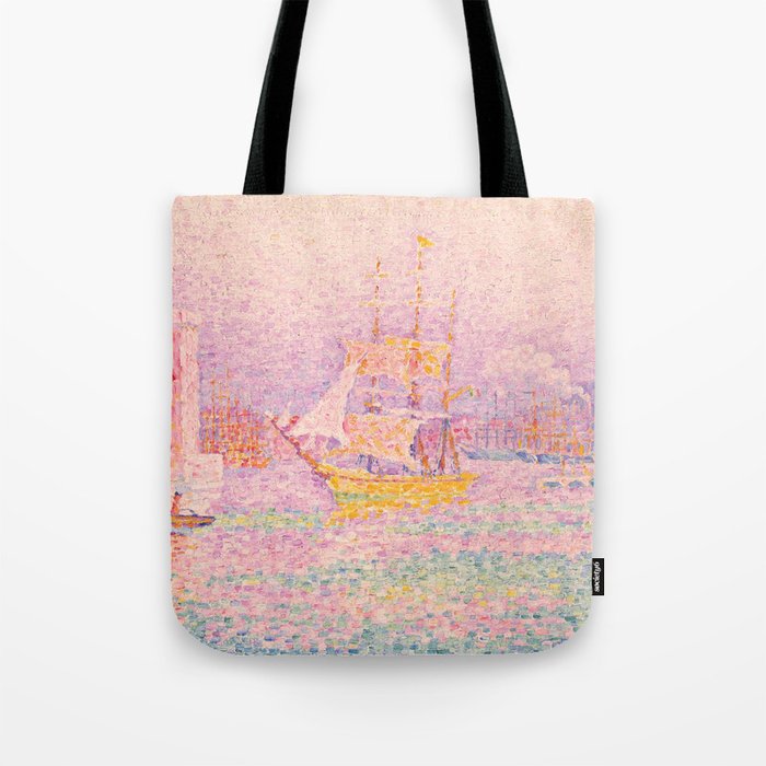 Paul Signac "Harbour At Marseilles" Tote Bag