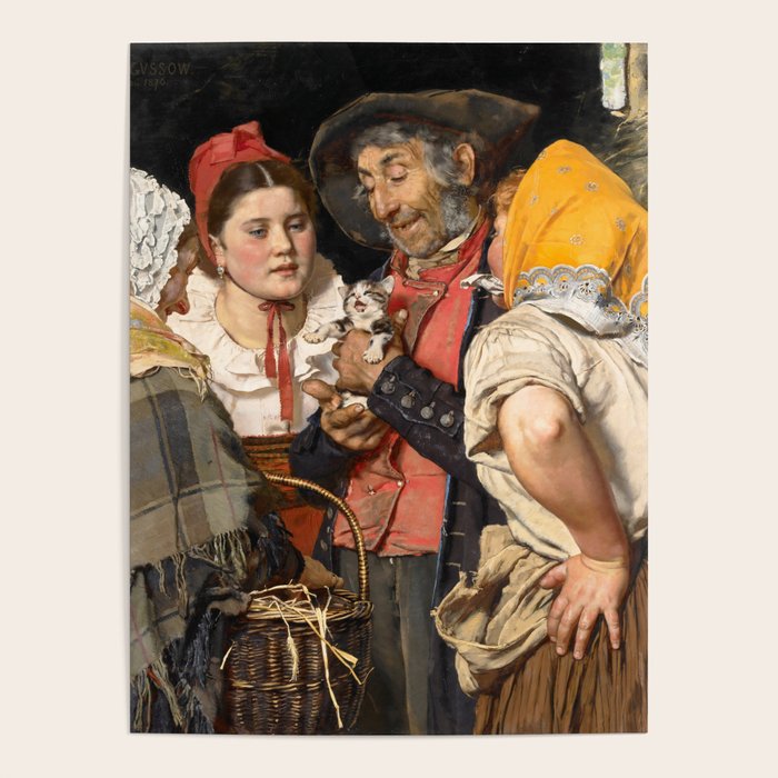 Old Man'S Treasure By Karl Gussow, 1876 Poster
