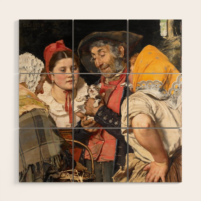 Old Man'S Treasure By Karl Gussow, 1876 Wood Wall Art