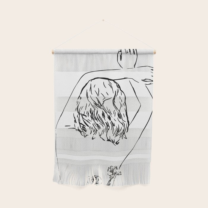 Oblivious #Drawing #Illustration Wall Hanging