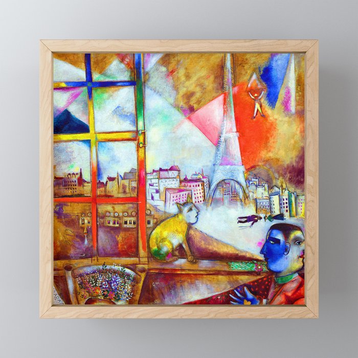 Marc Chagall Paris Through The Window Mini Art Print