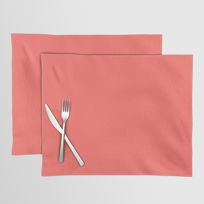 Living Coral - Solid Color Collection Placemat