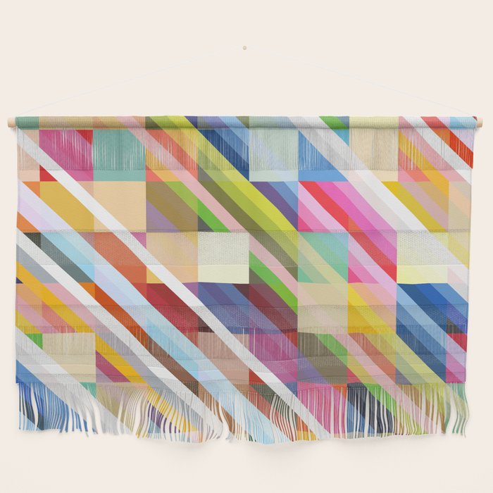 Rabisu - Colorful Decorative Abstract Art Pattern Wall Hanging