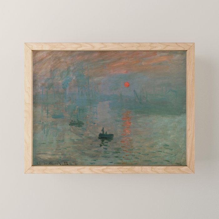 Impression, Sunrise, Claude Monet Mini Art Print