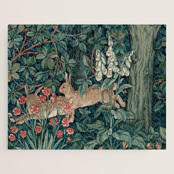 John Henry Dearle "Greenery" 4. Jigsaw Puzzle