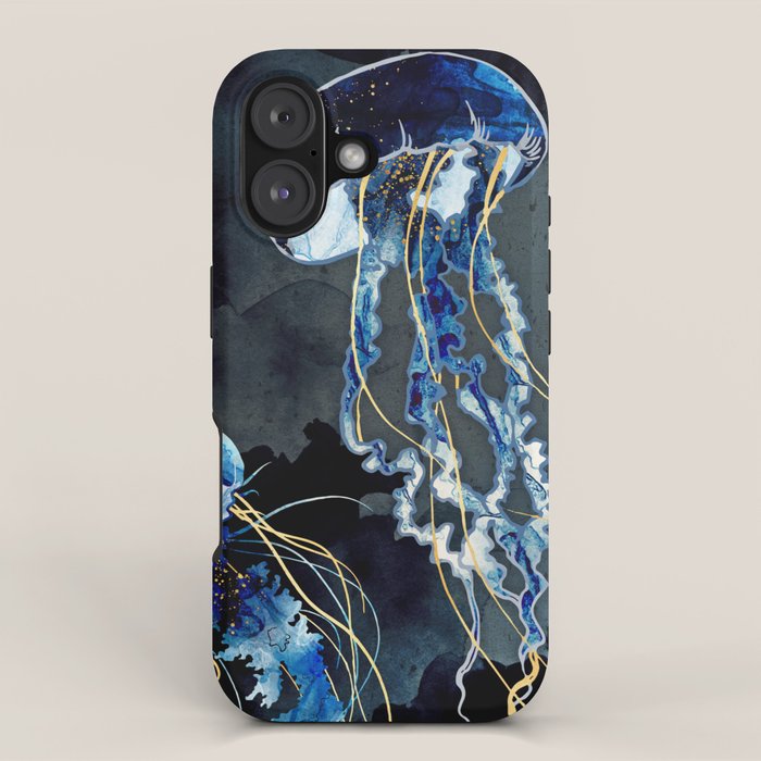Metallic Ocean Iii - Flipped Vertical Axis Iphone Case