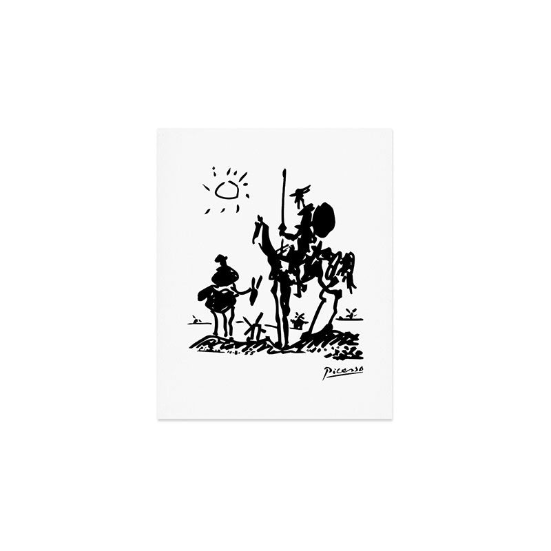 Picasso - Don Quixote 1955 Artwork Art Print