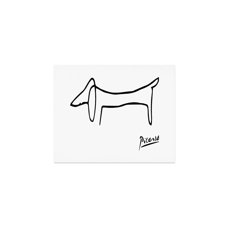 Pablo Picasso Dog (Lump) Artwork Shirt, Sketch Reproduction Art Print