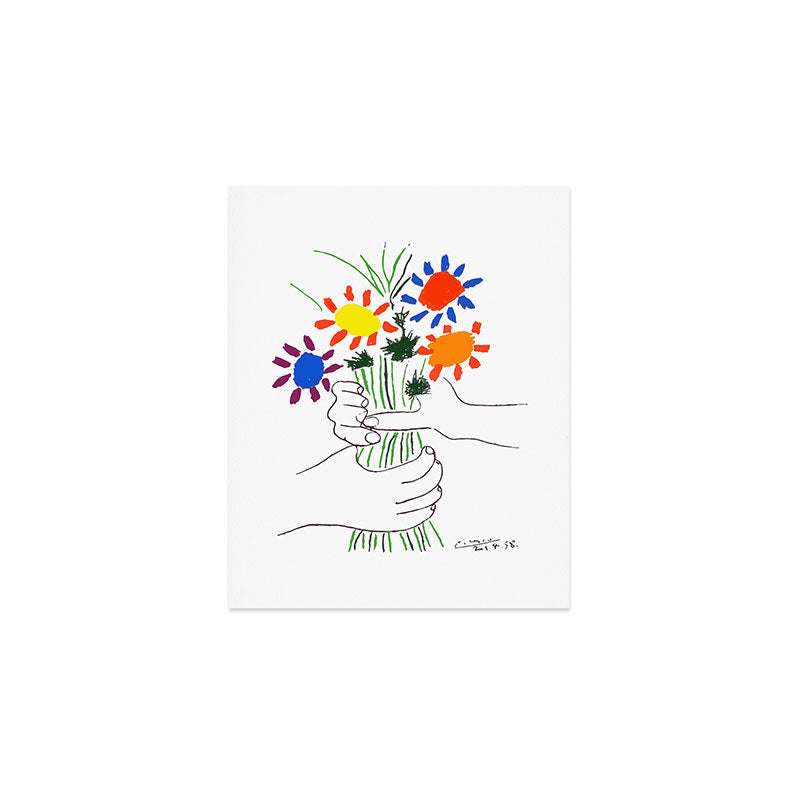 Pablo Picasso Bouquet Of Peace 1958 (Flowers Bouquet With Hands), T Shirt, Artwork Art Print